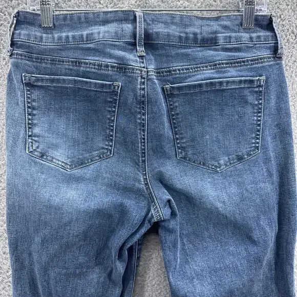 NYDJ Marilyn Straight Leg Jeans Womens 8 Blue Lift Tuck Technology Stretch Denim - Picture 9 of 12